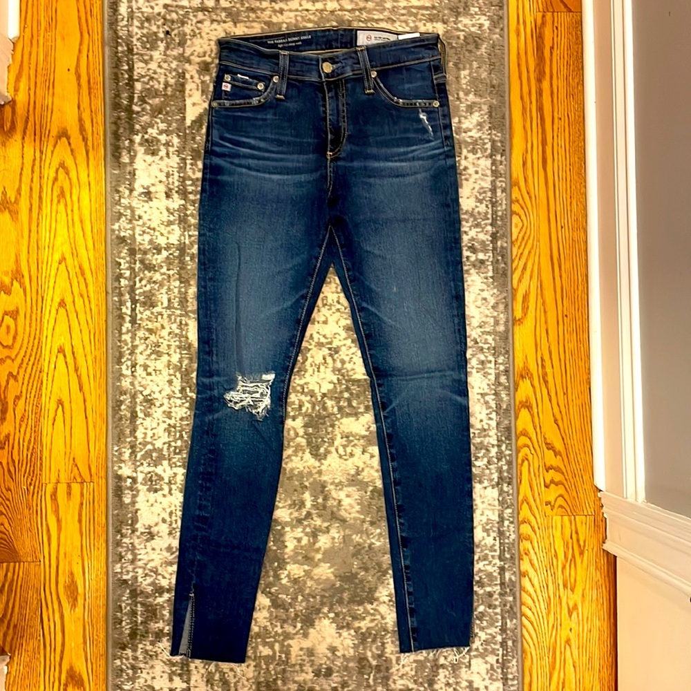 Distressed AG Denim Jeans